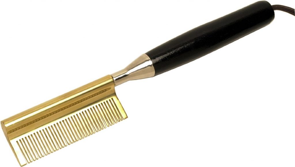 hot comb hair straightener